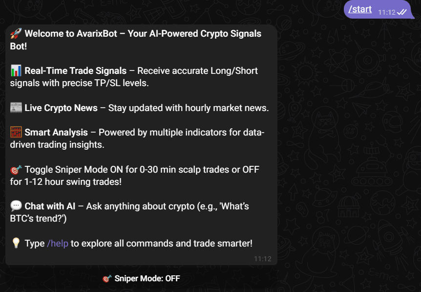 Starting up Avarix